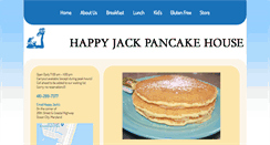 Desktop Screenshot of happyjackpancakehouse.com