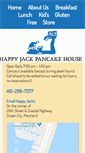 Mobile Screenshot of happyjackpancakehouse.com